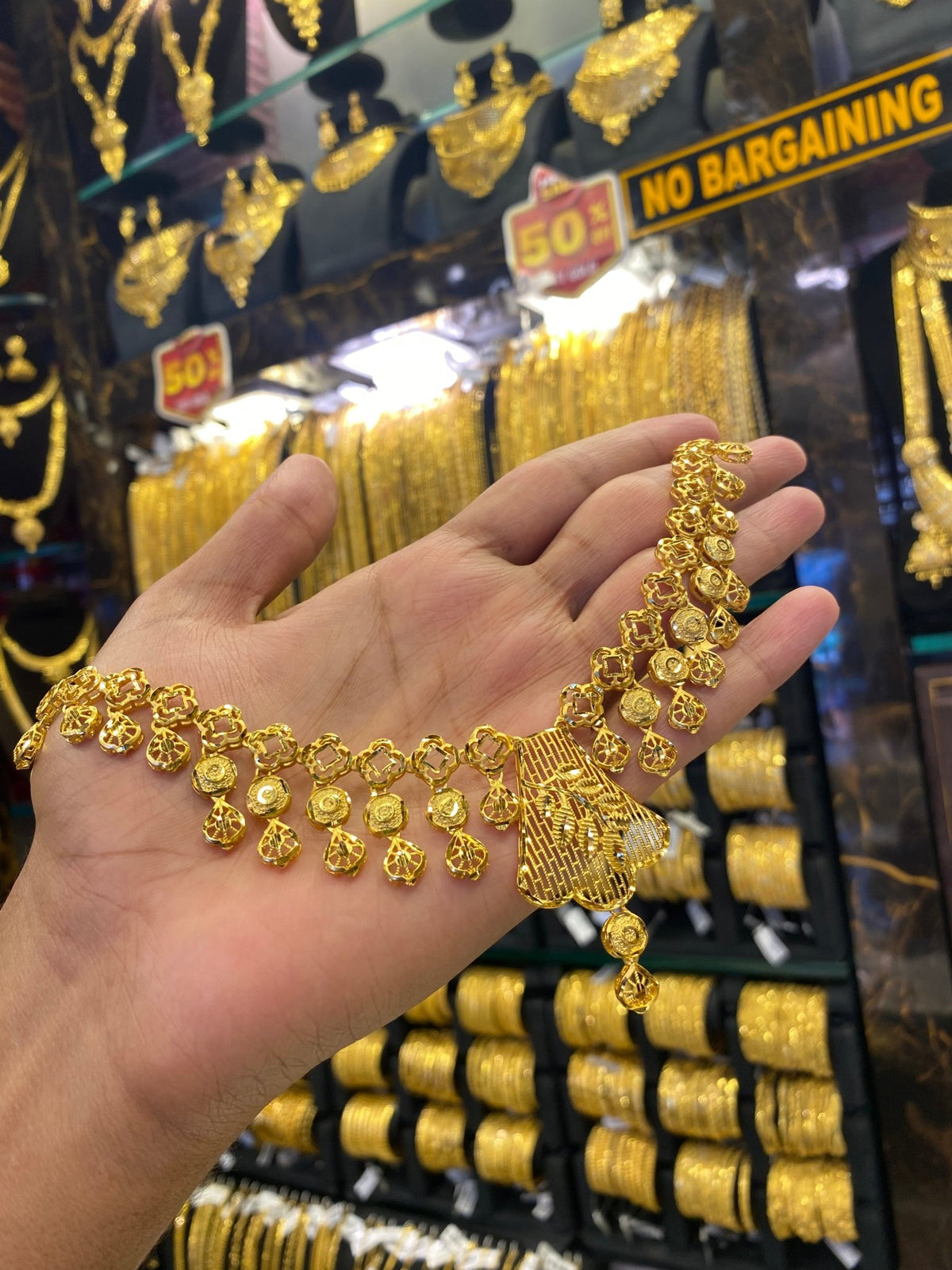Turkish style neck set - Gold plated - FAA FASHION